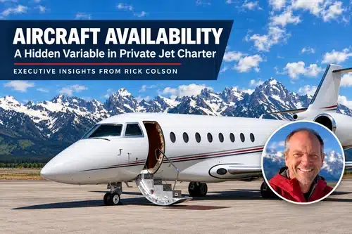 Los Angeles private jet aircraft availability explained by Rick Colson